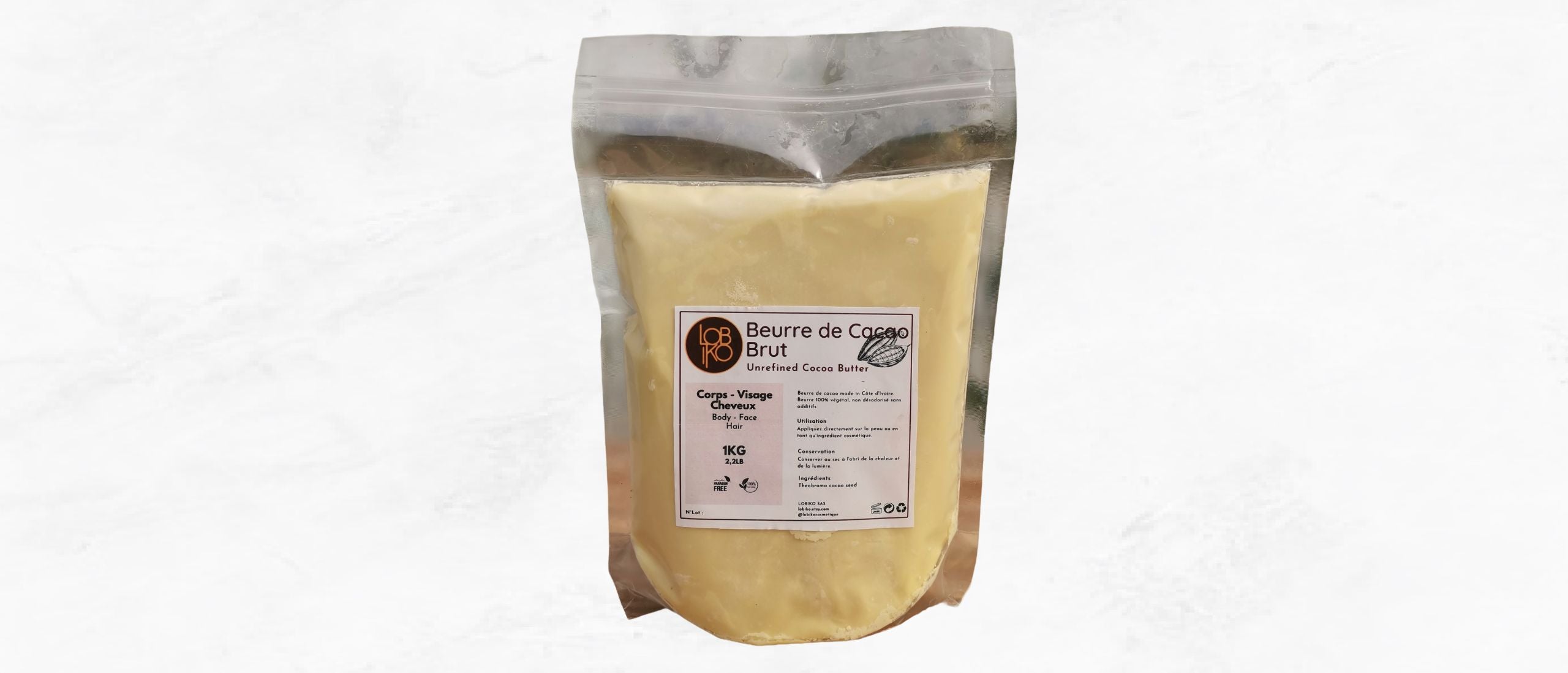 Beurre de Cacao Brut
