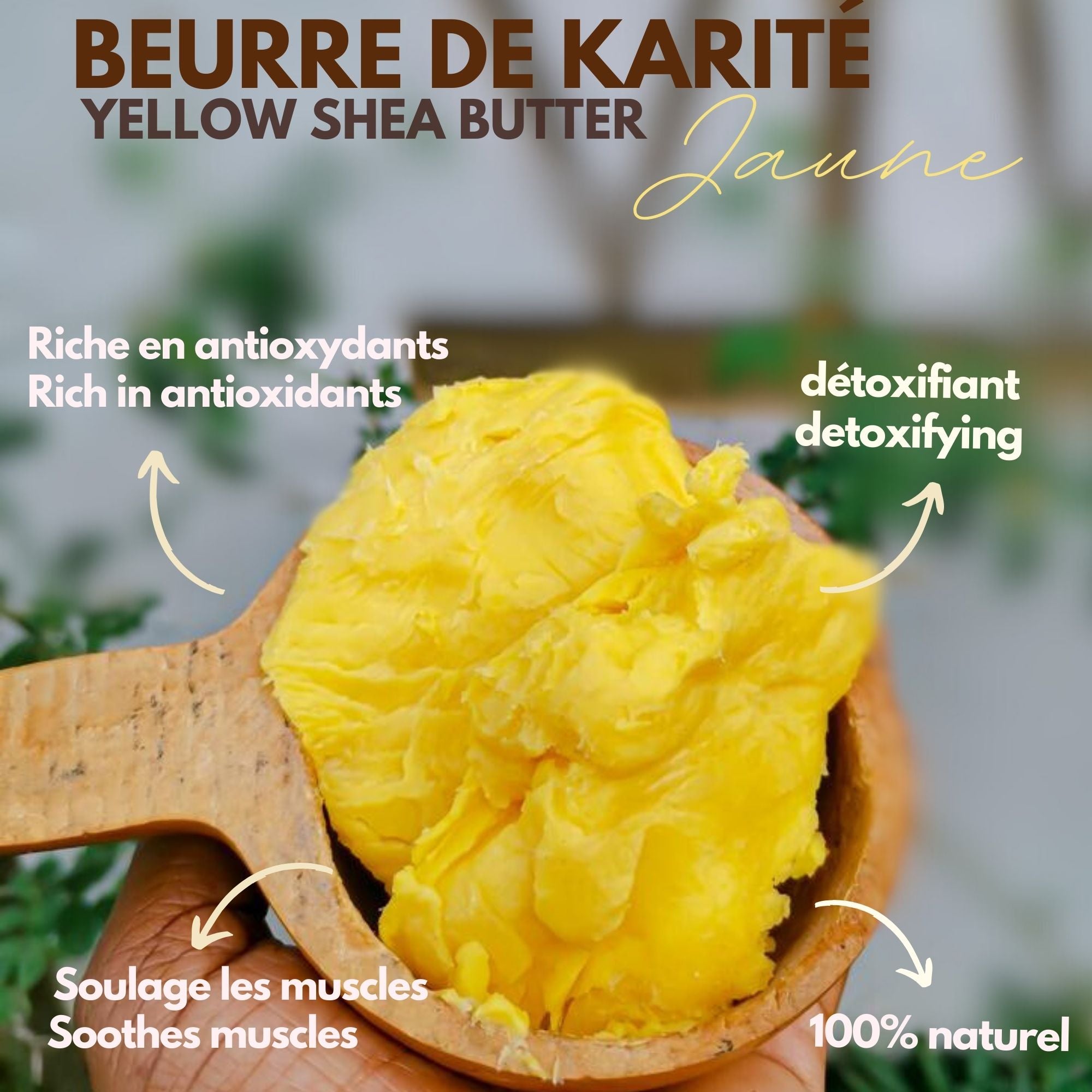 Beurre de Karité Jaune (500g/1kg)