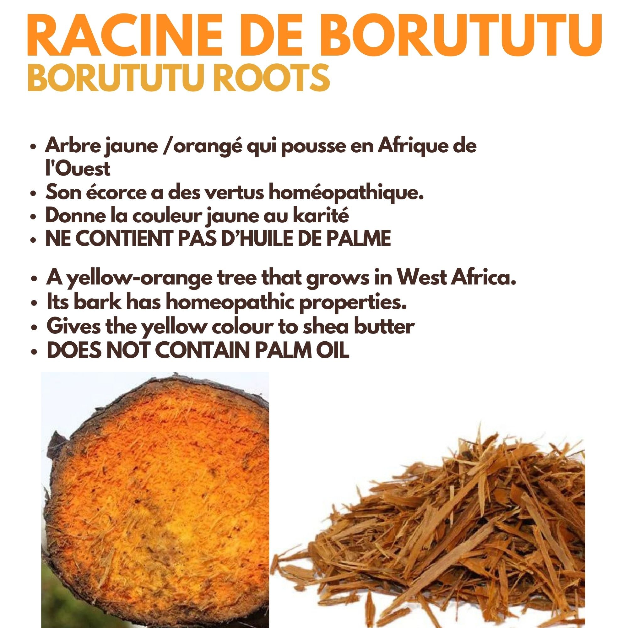 Beurre de Karité Jaune (500g/1kg)