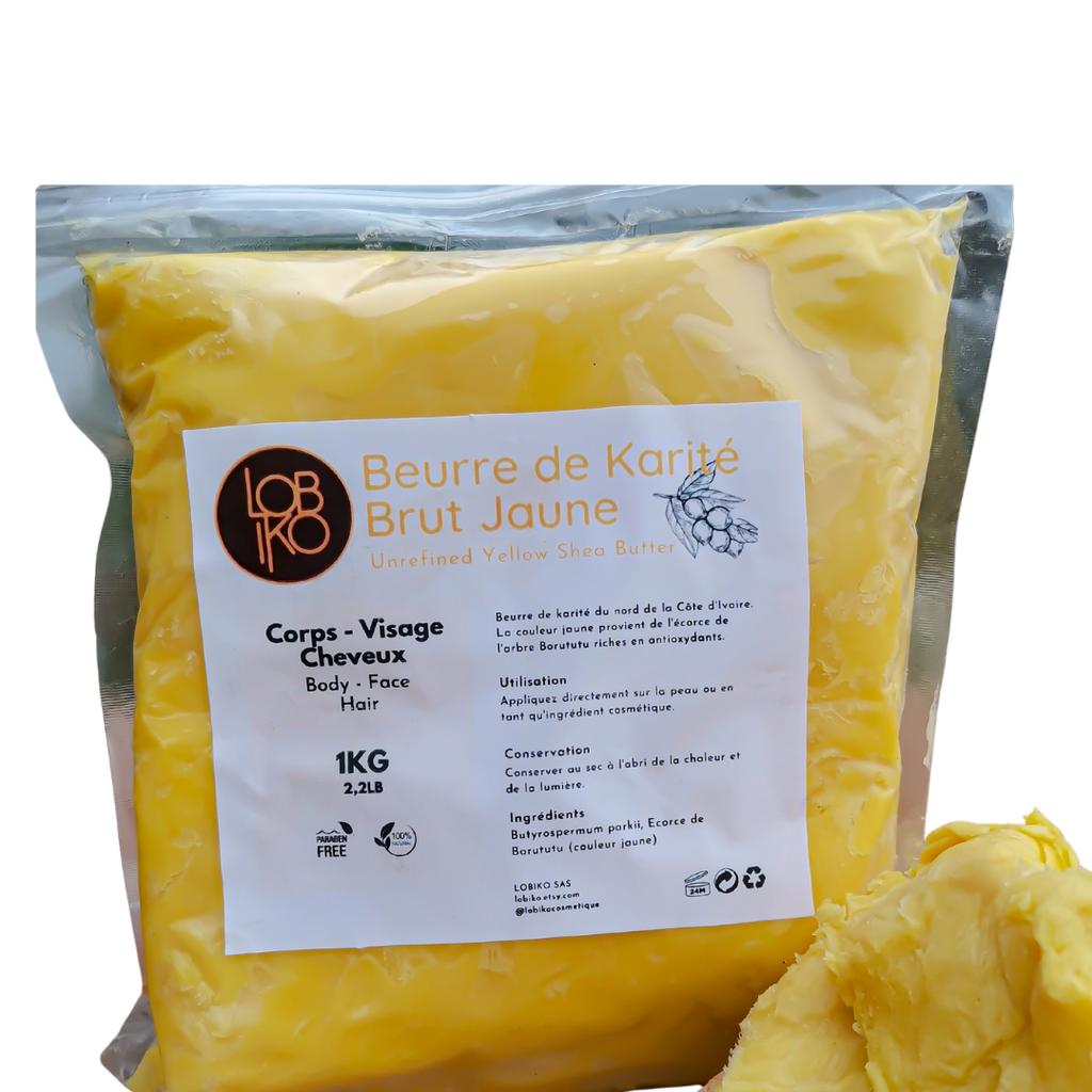 Beurre de Karité Jaune (500g/1kg)